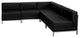 Hercules Imagination Series Black Leather Sectional Configuration, 5 Pieces