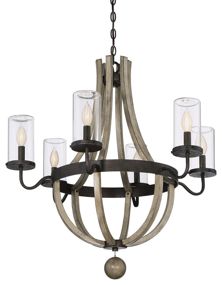 6-Light Outdoor Chandelier