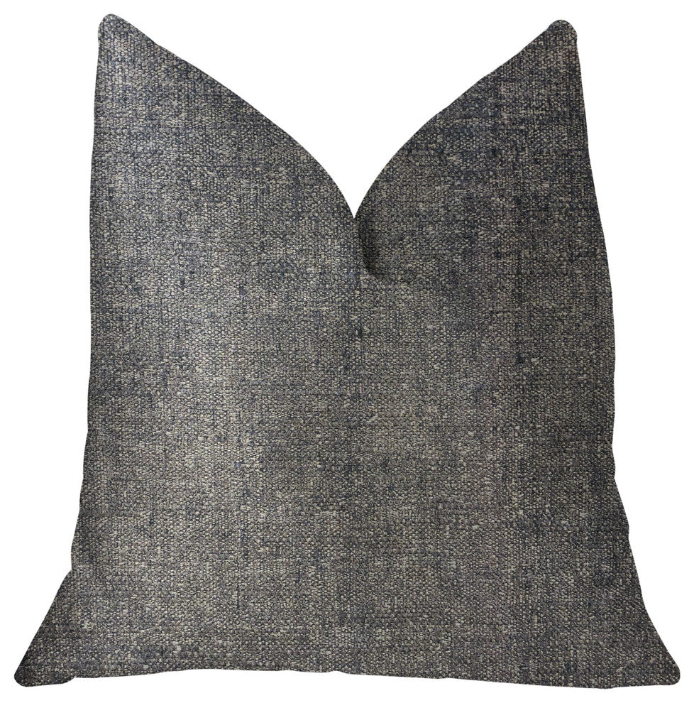 Deep Mantra Charcoal Luxury Throw Pillow, 20"x26" Standard