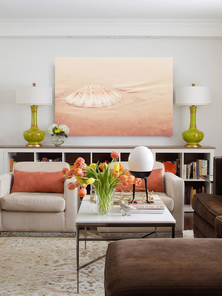 "Seaside" Painting Print on Wrapped Canvas