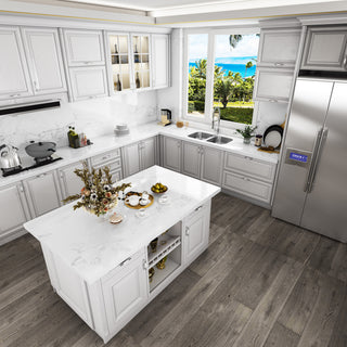 Sinber 32" Undermount Double Bowl 304 Stainless Steel Kitchen Sink