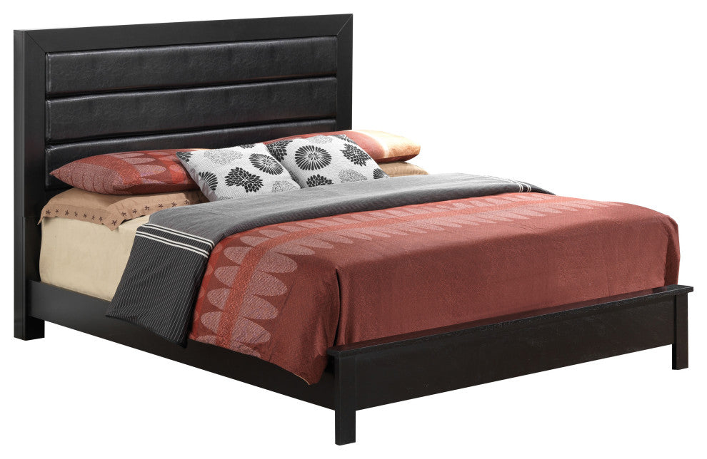 Dorrington Bed, Black, Queen