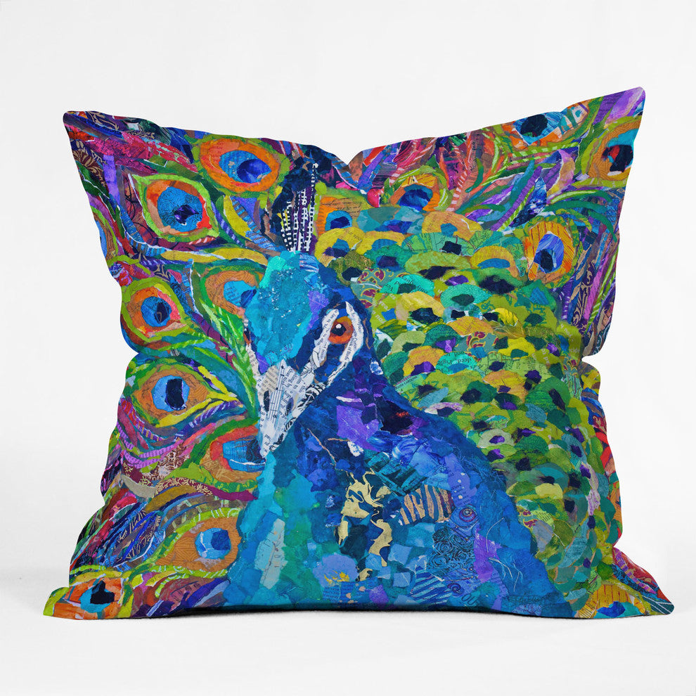 Elizabeth St Hilaire Nelson Cacophony Of Color Outdoor Throw Pillow, 16x16x4