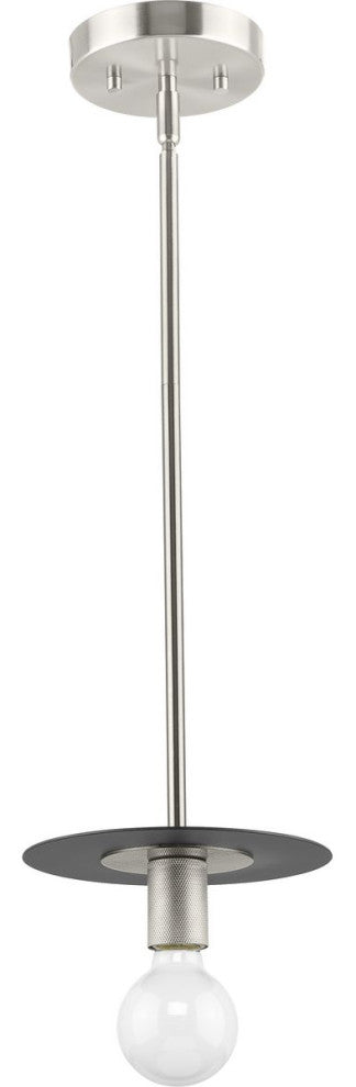 Trimble Collection One-Light Brushed Nickel Mini Pendant