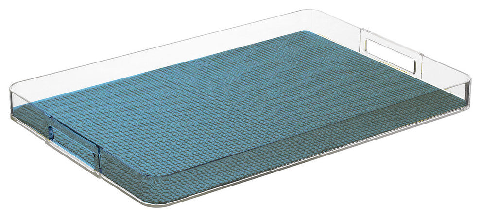 Fishnet Blue Niagara Rectangle Tray