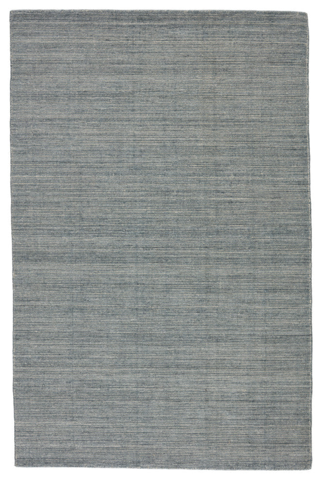 Jaipur Living Danan Handmade Indoor/ Outdoor Solid Blue/ Gray Runner Rug 3'X10'