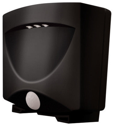 10-pack: Battery-Powered Motion-Activated Outdoor Night-Light, White, Bronze