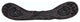 Dual Bear Track Cabinet Pull, Oil Rubbed Bronze