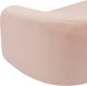 Kali Faux Shearling Teddy Fabric Upholseterd  Loveseat, Pink