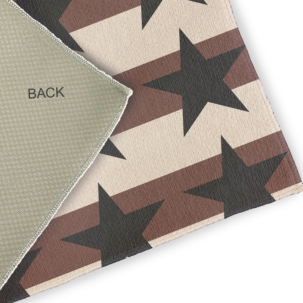 Stars and Stripes Americana Chenille Area Rug