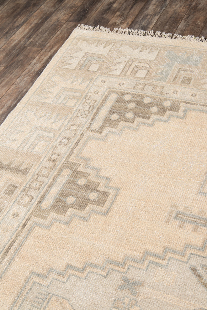 Erin Gates by Momeni Concord Walden Beige Hand Knotted Wool Area Rug 2'x3'