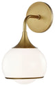 Reese 1-Light Wall Sconce, Aged Brass
