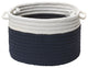 Colonial Mills Basket Dipped Indoor/Outdoor Basket Navy Round