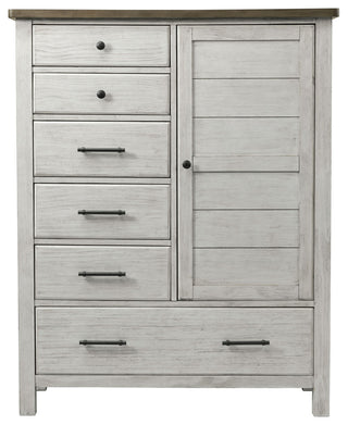 Timber Ridge Wood Chifferobe, Weather Washed Sierra