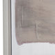 Tan Lines Canvas Wall Art With Silver Frame