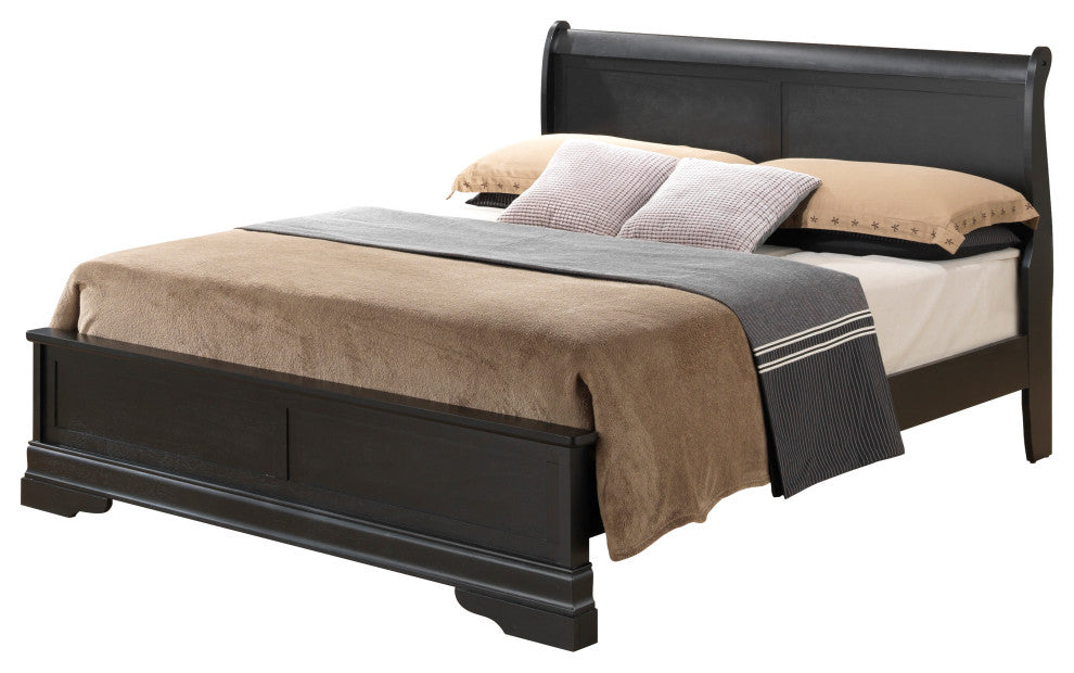 Capitola Bed, Black, Full
