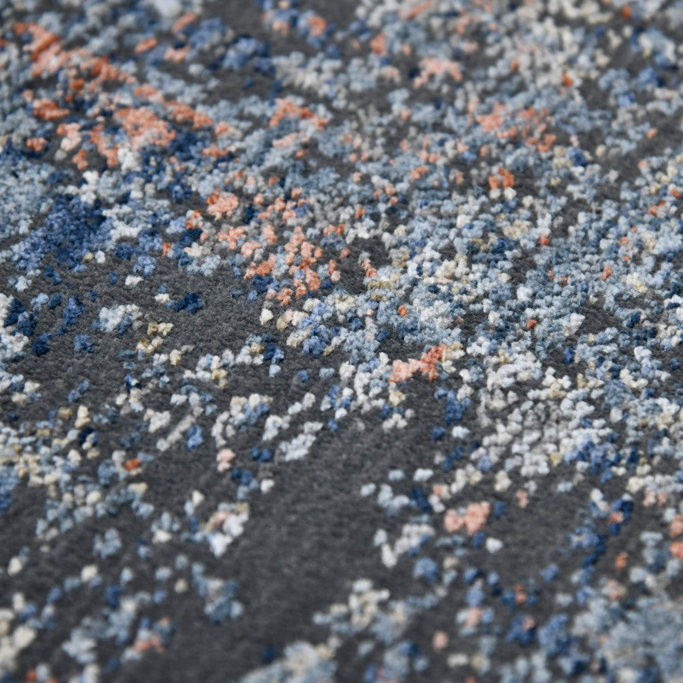 Vermont Bianca Area Rug, Gray, 8'10" x 11'10", Abstract