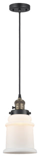 Innovations 201CSW-BAB-G181-LED 1 Light Pendant, Switch, Black Antique Brass