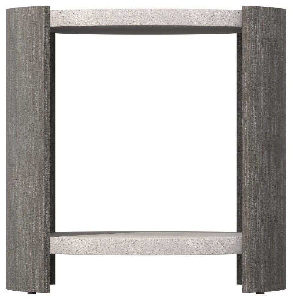 Bernhardt Prado Side Table, Porcini Finish