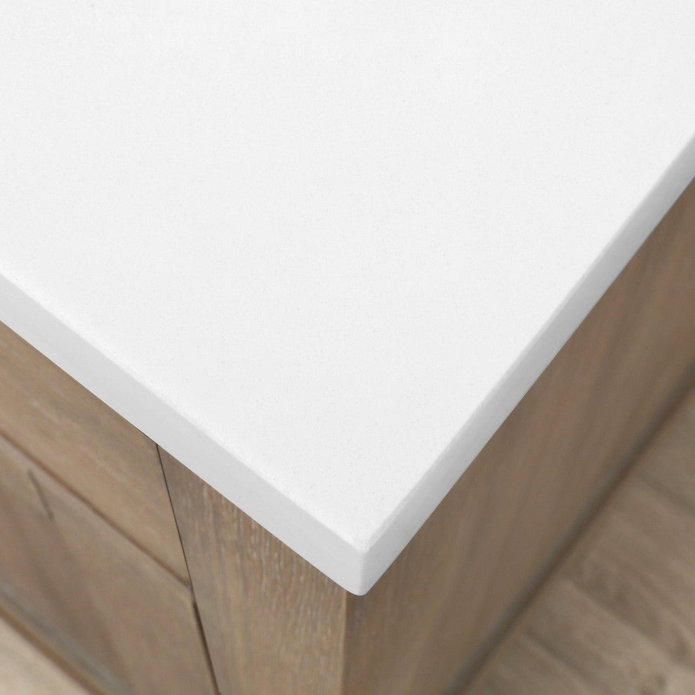 OVE Decors Bailey Vanity, Driftwood Oak, 60 Inches