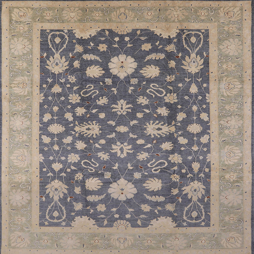 Ahgly Company Indoor Square Mid-Century Modern Area Rugs, 5' Square