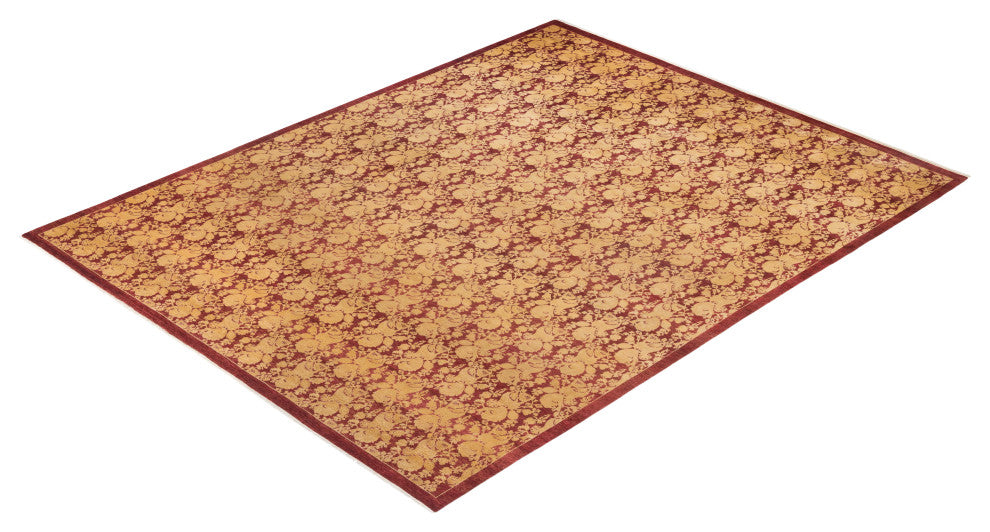 Mogul, One-of-a-Kind Hand-Knotted Area Rug Red, 9'1"x11'9"