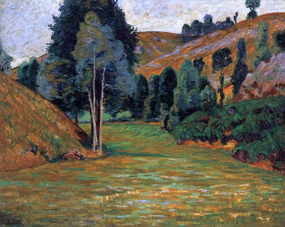 Armand Guillaumin A Small Valley at Pontgibaud Wall Decal Print
