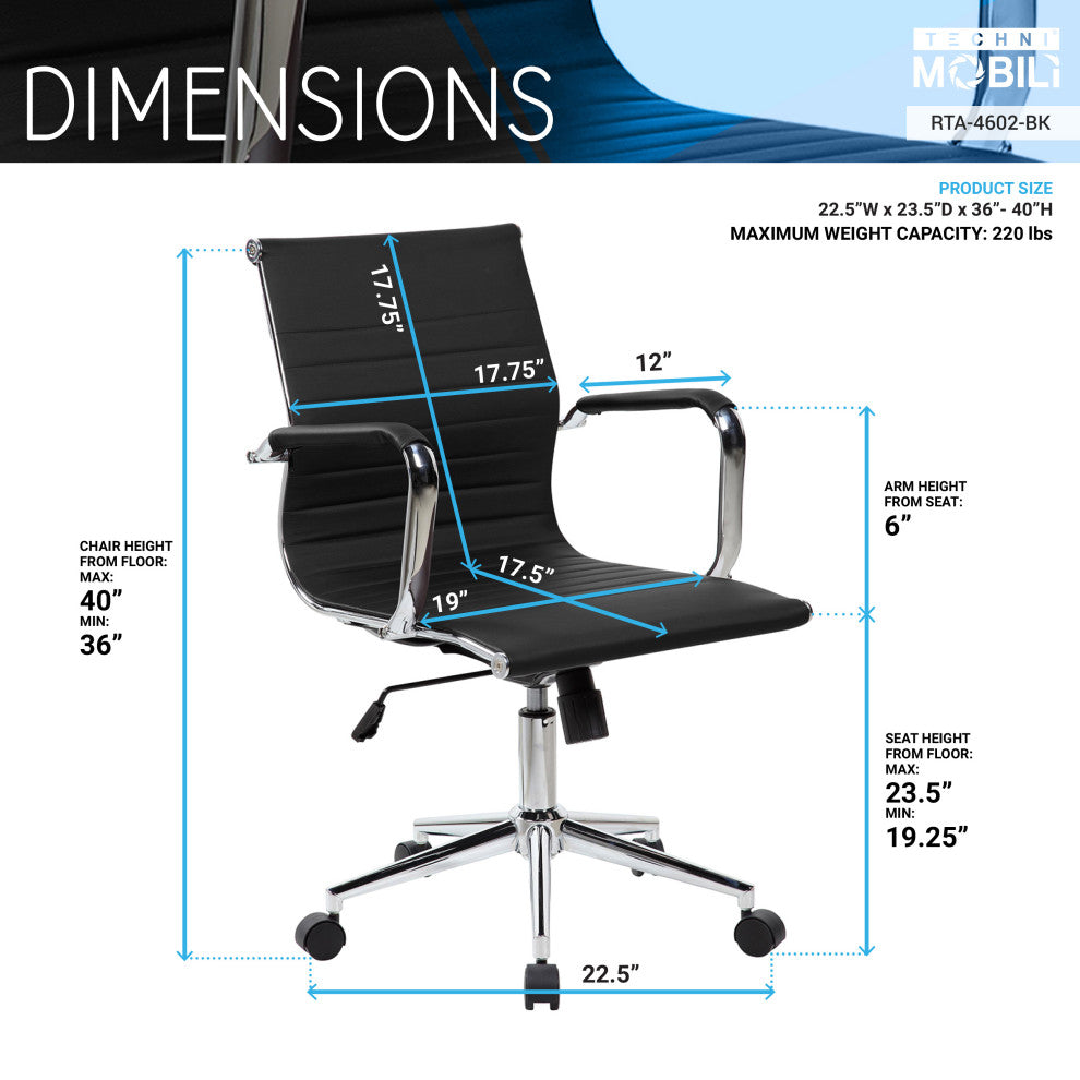 Gewnee  Medium Back Executive Office Chair