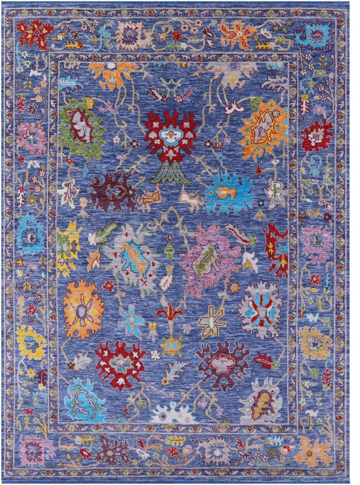 10' 1" X 13' 11" Turkish Oushak Handmade Rug - Q15677