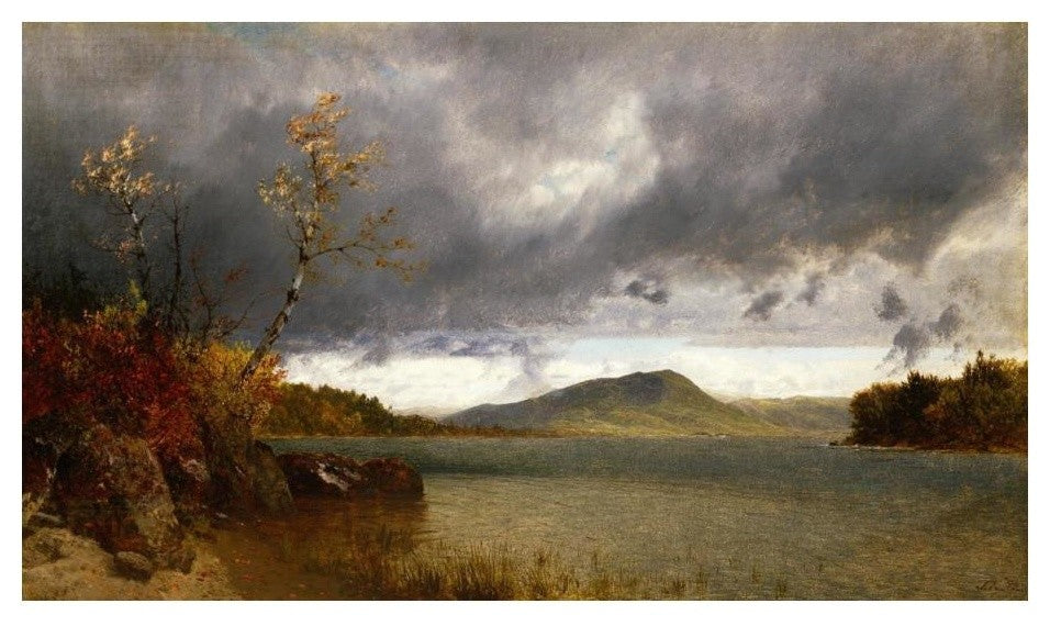 "Lake George, 1870" Digital Paper Print by John Frederick Kensett, 24"x15"