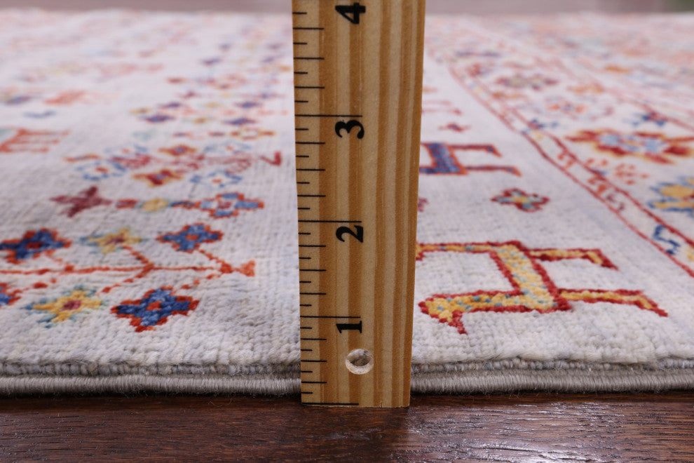 4' 8" X 6' 6" Tribal Persian Gabbeh Hand Knotted Rug Q5671