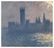 "Houses of Parliament, Sunlight Effect, 1903" Paper Art, 38"x34"