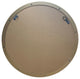 Round Metal Frame Mirror, Matte Black