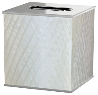 nu steel Almere Enamel Metal Tissue Box Cover
