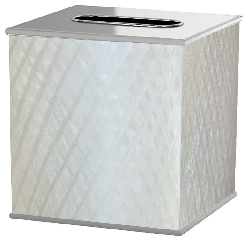 nu steel Almere Enamel Metal Tissue Box Cover