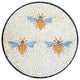 Mosaic Medallions, The bees Gradient, 36"x36"