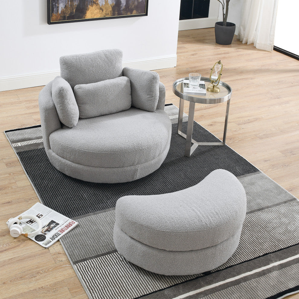 Gewnee Oversized Swivel Chair