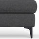 Ava Large Rectangular Ottoman in Tightly Woven Performance Fabric , Assembled