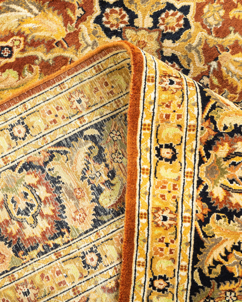 Mogul, One-of-a-Kind Hand-Knotted Area Rug Orange, 6'1"x8'10"