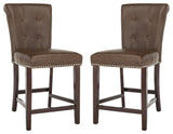 Safavieh Taylor Counter Stool, Brown/Espresso