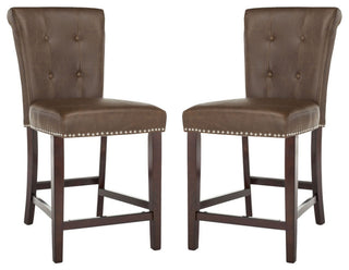 Safavieh Taylor Counter Stool, Brown/Espresso