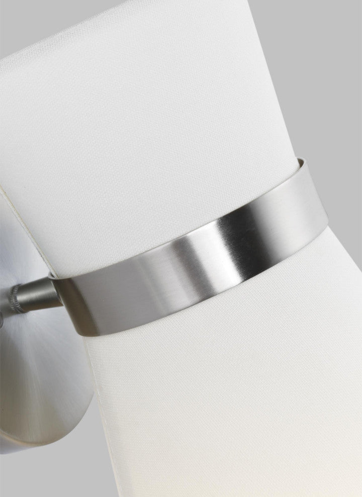 Clark One Light Wall / Bath Sconce, Brushed Nickel