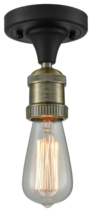 Innovations Lighting 517Nh-1C-Bab-Led 1 Light Dimmable Led Semi-Flush Mount