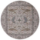 Ahgly Company Indoor Round Mid-Century Modern Area Rugs, 7' Round