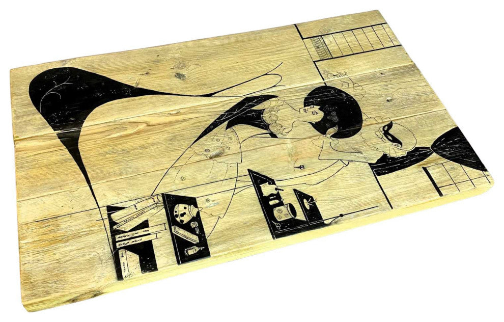 Exclusive Hand-Painted Design Hand painted coffee table (#041)
