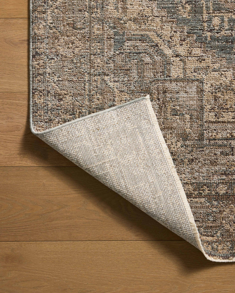 Loloi Priscilla Blue / Bark 3'-6" x 5'-3" Accent Rug