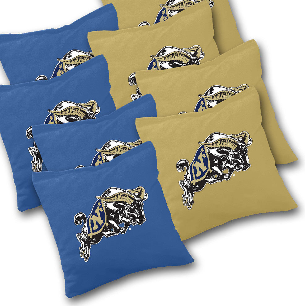 US Naval Academy Swoosh Cornhole Set