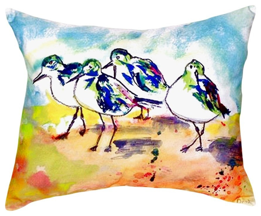 Sanderlings No Cord Pillow - Set of Two 16x20