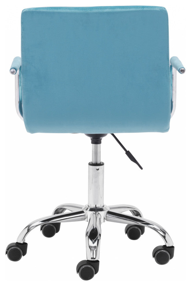 Teal Pop of Color Rolling Office Chair