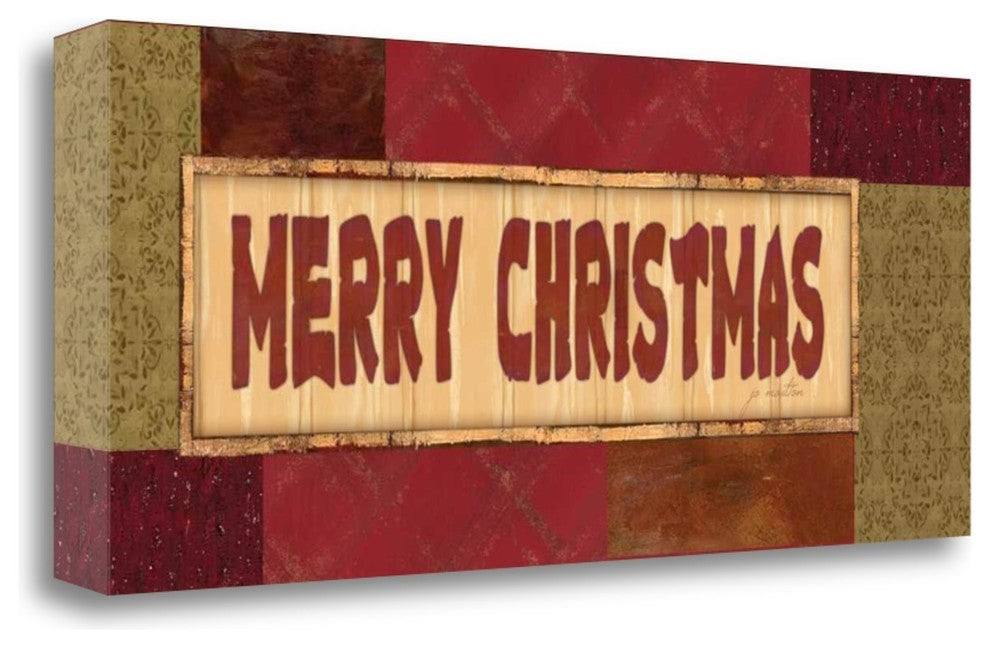 "Merry Christmas" By Jo Moulton, Giclee Print on Gallery Wrap Canvas
